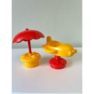 Umbrella Table Replacement Part for Fisher-Price Little People Discovery Village